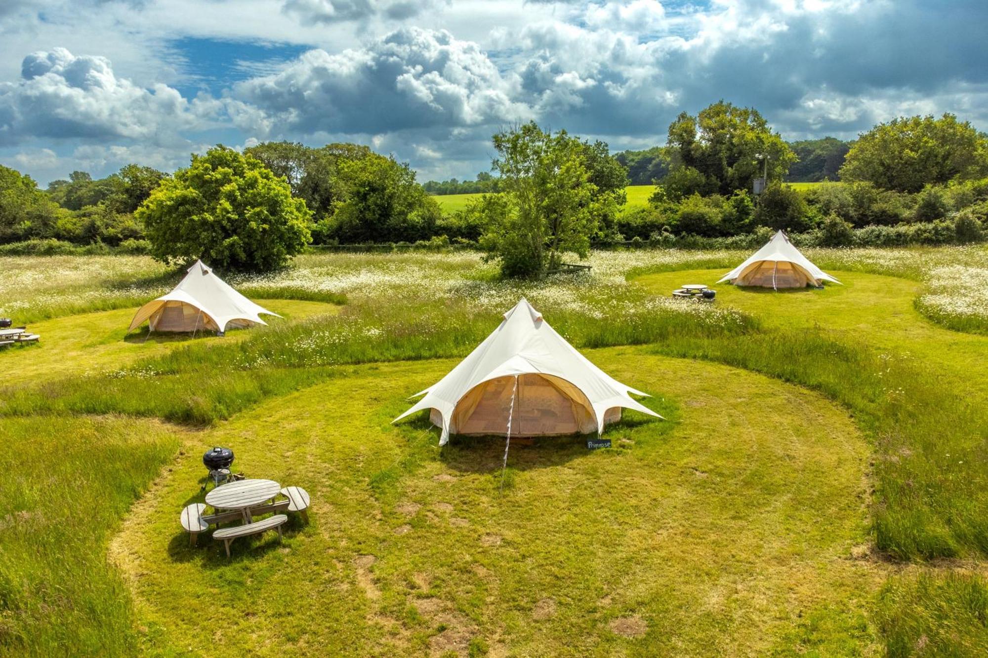 Cowslip At Blancas Bell Tents Villa Ringstead  Exterior photo