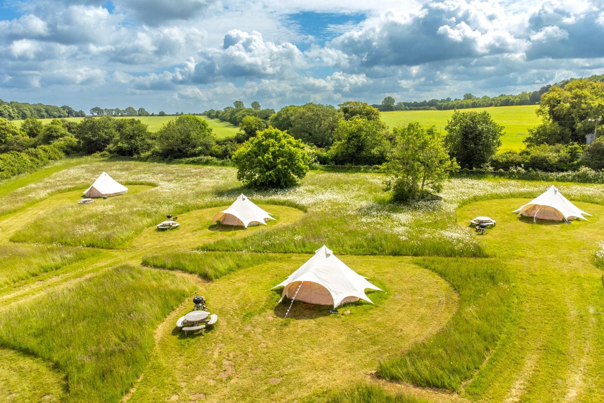 Cowslip At Blancas Bell Tents Villa Ringstead  Exterior photo